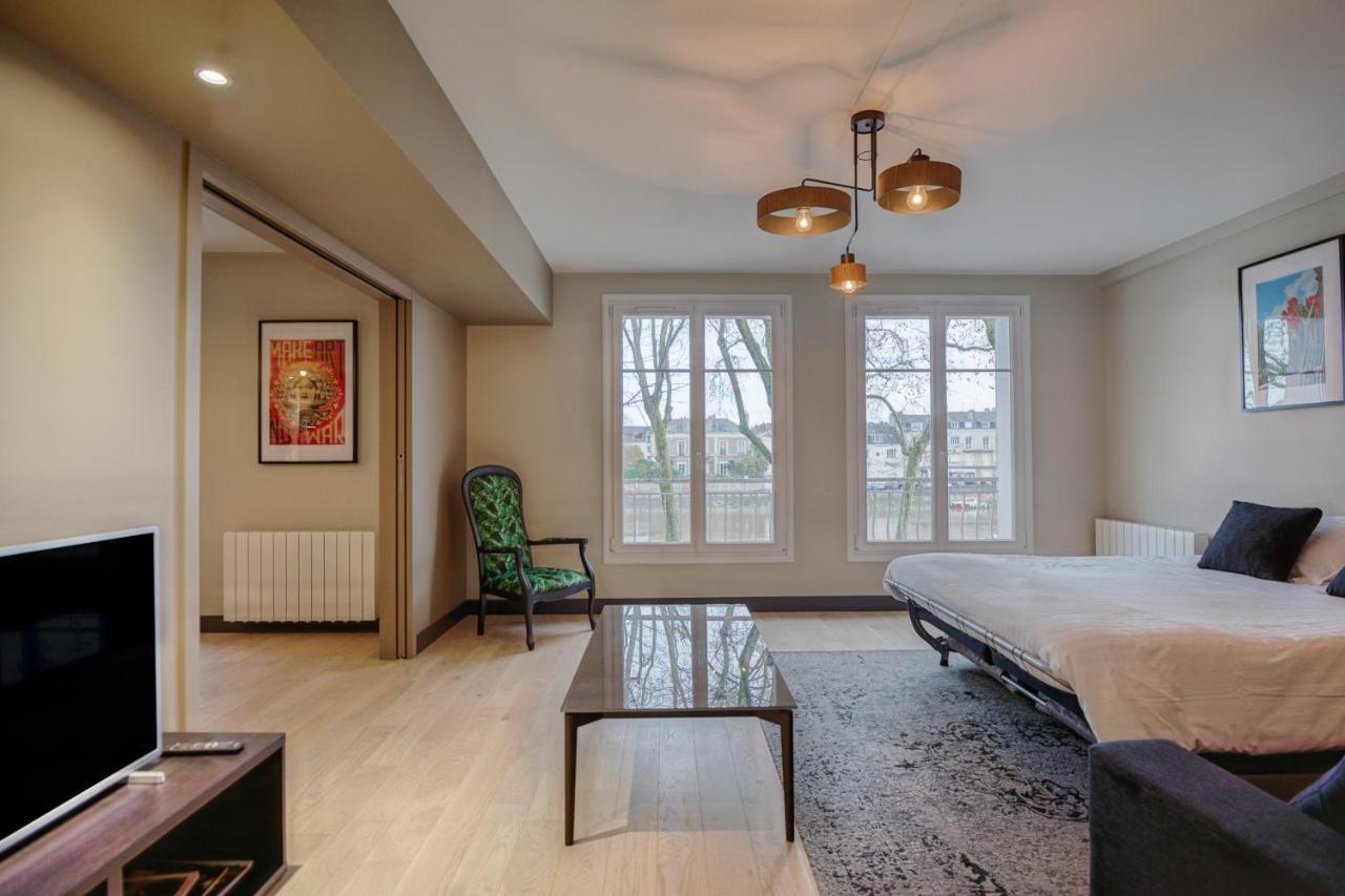Апартаменты Le Gambetta - T3 Standing Avec Parking, Wifi, Netflix Лаваль Экстерьер фото